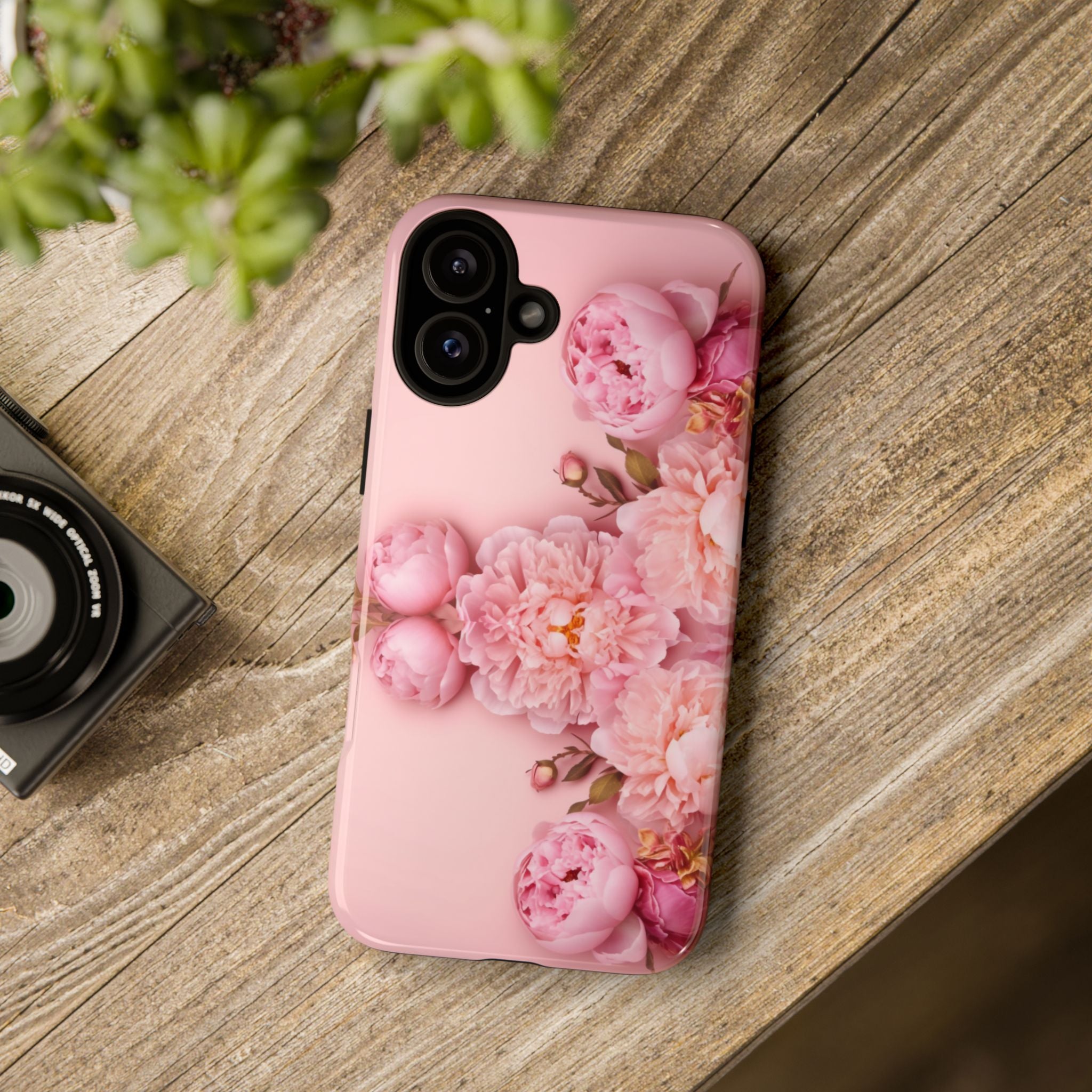 Pink Peony Phone Cases for Iphone and Android